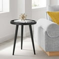 thumbnail image 2 of Coffee Sofa Side Table, Black, Wood, Round, Living Kitchen Cafe Bistro Hospitality Restaurant, Modern Contemporary HB36826, 2 of 8