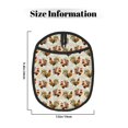 thumbnail image 3 of Sikiie Colorful Roosters Silicone Pot Holders, Oven Mitts Heat Resistant Hot Pads, Non Slip Pot Holder for Kitchen Baking and Cooking 9.4 x 7.5 Inches, 3 of 7