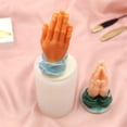 thumbnail image 6 of Hands Together Prayer Candle Epoxy Resin Mold Plaster Silicone Mold, 6 of 7