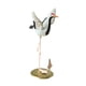thumbnail image 2 of Estatua de grulla, creativa, decorativa, escultura de animal, figura de grulla para patio Ala Levantar la cabeza, 2 of 9