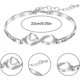 thumbnail image 2 of Pulsera Mujer, Símbolo Infinito Regalo Personalizado Pulsera Plata, 2 of 5