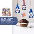 thumbnail image 6 of HEATSHAKING Gnome Design Independence Day Hanging Decors Wood 12Pcs 2.6x1.2in, 6 of 8