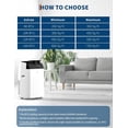 thumbnail image 4 of Bingirl Portable 14000 BTU Air Conditioner with Dehumidifier and Fan - Cools Spaces up to 750 Sq. Ft., Features Remote Control, Auto Oscillation, and Sleep Mode, 4 of 7