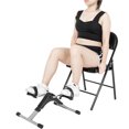 thumbnail image 6 of Folding Pedal Exerciser, Mini Cycle Exercise Bike Leg Arm Trainer for Home Office Fitness, Indoor Portable Pedals Mini Bike Legs and Arms Fitness under Desk, 6 of 8