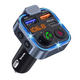 thumbnail image 1 of Transmisor  Bloosom Bluetooth Fm De Auto Manos Libres Cargador 2 Usb Negro, 1 of 4