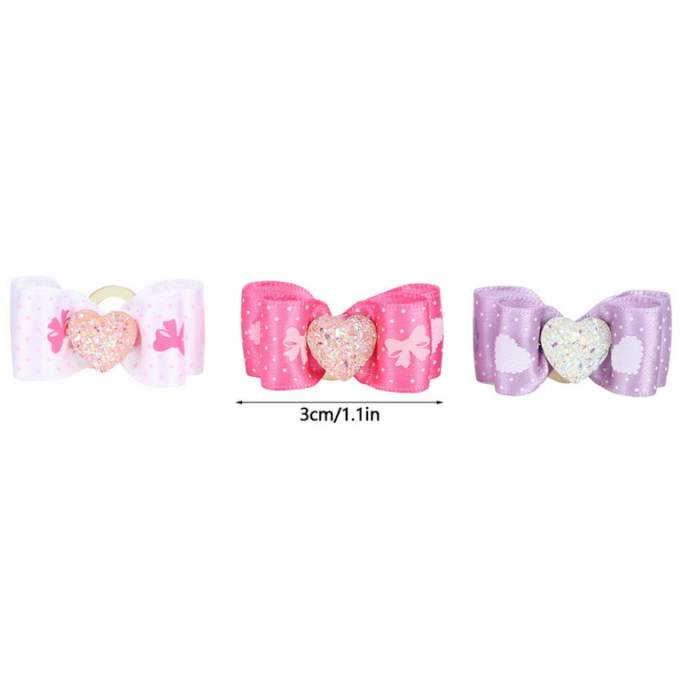 Hair Accessories Organizer Bag Hair Tie Organizer for Dogs Cats for Hair  Pins Ties Bows Clips Barrette Headband Make it Clear Classify Holder for  Birthday Festival (Not Include Hair Accessories) Pink