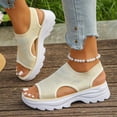 thumbnail image 3 of Dakaela Womens Walking Sandals Arch Support Platform Orthotic Slingback Summer Shoes Plantar Fasciitis Casual Open Toe Sport Sandal Yellow Size 8, 3 of 9