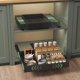 thumbnail image 1 of 2 piezas Organizador de Gabinete Extraíble, Cajones Deslizables para Cocina, Organizador de Cajones de Cocina, No Drill Adjustable Drawer, Negro, 1 of 4