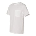 thumbnail image 2 of Anvil Mens Made in America Pocketed T Shirt Style US911, 2XL, White, 2 of 3