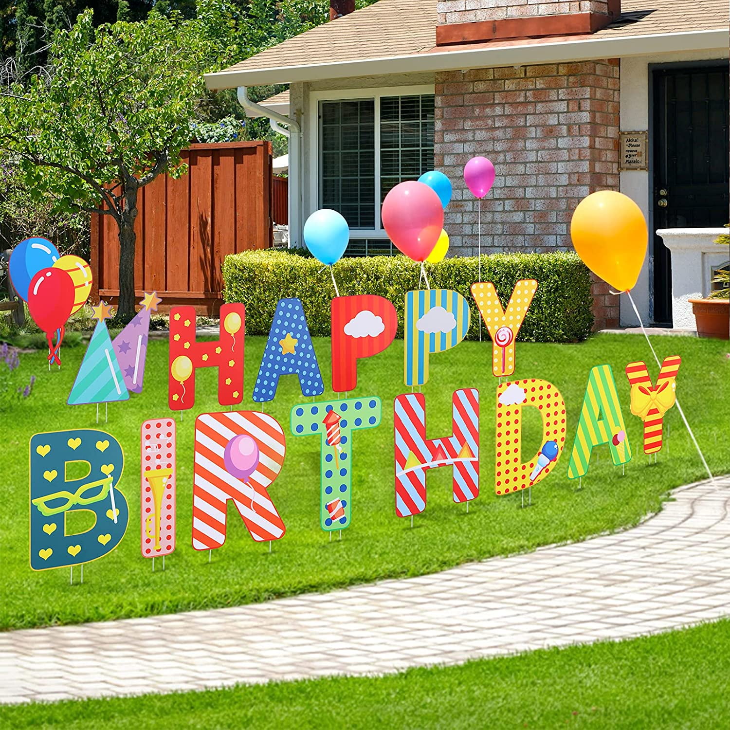 Large Pesonalized Ice Cube Man Yard Decoration - Lawn Sign