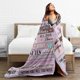 thumbnail image 4 of LHSHID Dinosaurs and The Woods Blanket Flannel Soft and Comfortable Anti static Bed Sofa Blanket 60x80in, 4 of 6