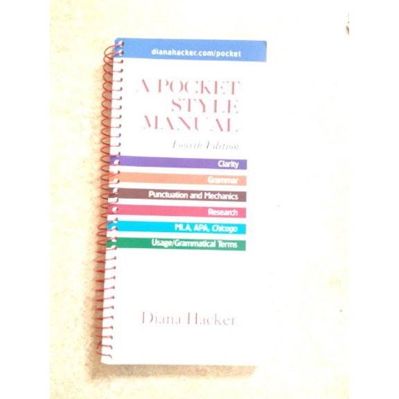 Pre-Owned A Pocket Style Manual (Unknown) 0312406843 9780312406844