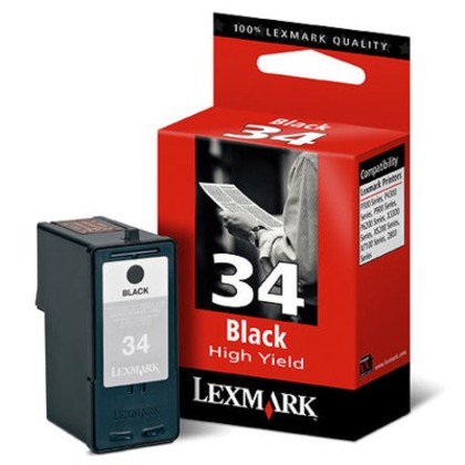 ~Brand New Original LEXMARK 18C0034 High Yield INK / INKJET Cartridge Black for Lexmark / IBM X4530