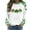 I, variant on Lopecy-Sta Pullover Sweatshirts for Women St Patricks Day Sweatshirt for Women Irish Shirt Green Graphic Print Long Sleeve Shamrock Shirts Sweater Tops