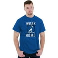 thumbnail image 5 of Baseball Athlete Work From Homebase Men's Graphic T Shirt Tees Brisco Brands S, 5 of 6