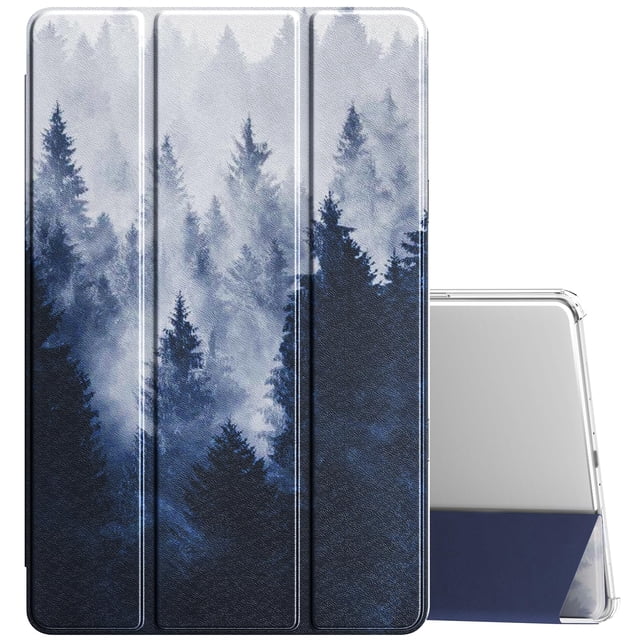 Funda MoKo Slim de piel sintética con triple soporte para Fire Max 11, color gris