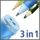 thumbnail image 5 of Sacapuntas ergonómico - Naranja - Con depósito de agua - Para mano derecha, 5 of 5
