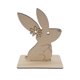 thumbnail image 1 of (No.1) Adorno de madera Decoración de mesa de conejo artesanal de Pascua, 1 of 9