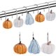 thumbnail image 2 of Autumn Decorative Shower Curtain Hooks Rings 12PCS Pumpkin Shower Curtain Bathroom Decorative Accessories Metal Rustproof Thanksgiving Farmhouse Rusti, 2 of 4