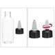 thumbnail image 4 of Uxcell 12Pcs 2oz/60ml Botellas Exprimibles, Botellas Dispensadoras Transparentes con Tapas de Rosca, Botella Plástica para Ketchup, Mostaza y Manualidades, 4 of 6