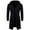 Black, variant on SWSMCLT Men's Fitted V Neck Casual Duster Cardigan Cardigan Sweater Soft Cardigan Sweaters Black Small