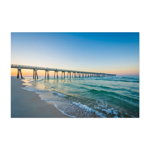 Cool Water - Panama City Beach Florida Photography Unframed Wall Art Print 5 x 7 inches