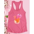 thumbnail image 3 of Mom Baby Watercolor Art Racerback Tank Women -Image by Shutterstock, Female Small, 3 of 4