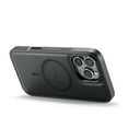 thumbnail image 3 of Magnetic Case for iPhone 14 Plus, Compatible with MagSafe, PU Leather TPU Slim Back Cover, Anti-Scratch Non-Slip Shockproof Protective Phone Case - Black, 3 of 6