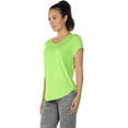 thumbnail image 5 of icyzone Open Back Yoga Shirts for Women - Exercise Workout Tops, Athletic Short Sleeves, Running T-Shirts Loose Fit, 5 of 7