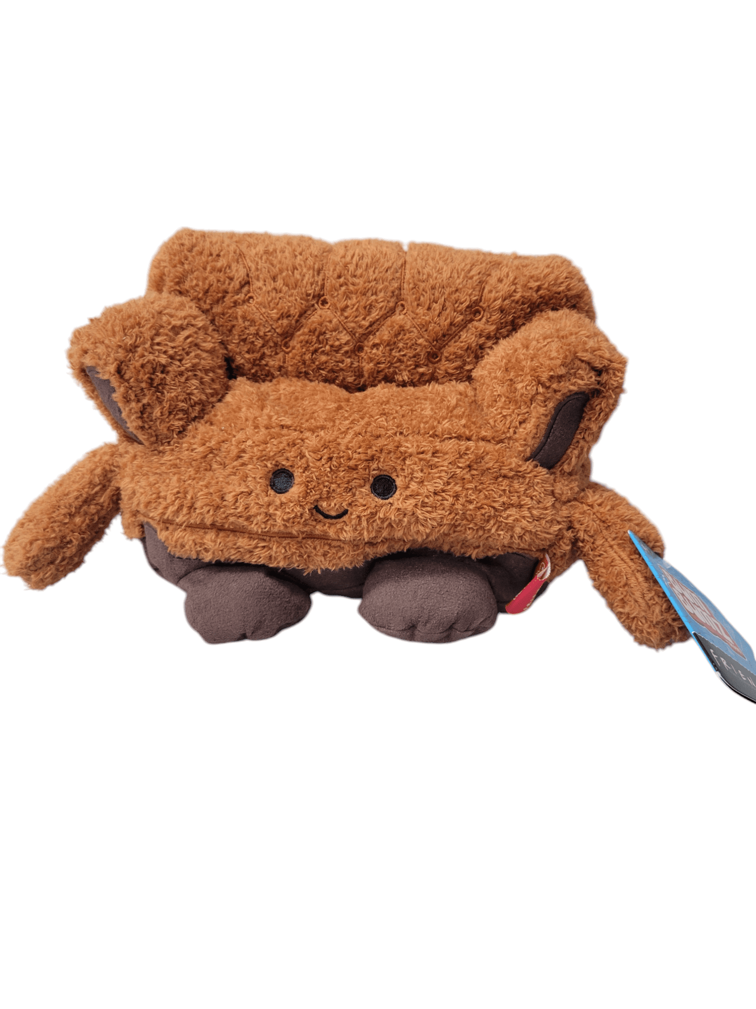 Buckle Toys Barney Crab - Montessori Stuffed Animal With 6 Buckles & Zipper, Fine Motor Skills Toy For Toddlers