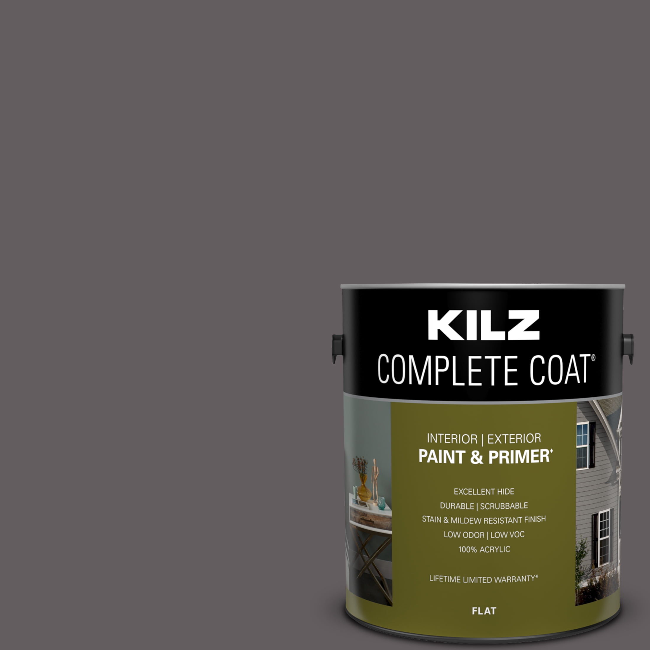 Space, KILZ Complete Coat Interior/Exterior Paint & Primer, 1 Gallon #RM200