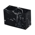 thumbnail image 3 of Soporte para cepillos de dientes, soporte para cepillos de dientes, soporte para brochas de maquillaje de 2 compartimentos para escritorio Negro, 3 of 9
