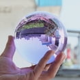 thumbnail image 3 of Bola de cristal de 4 cm, accesorio de fotografía, bola de meditación, pantalla de esfera de vidrio para hacer malabares (cristal violeta), 3 of 4