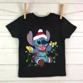 thumbnail image 3 of Camiseta de algodón para niños, camiseta de dibujos animados de Disney Lilo Stitch, camiseta de manga linda de Stitch, camiseta gráfica Y2k, camisetas para niñas y niños, 3 of 5