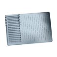 thumbnail image 4 of Tapete escurridor de platos de silicona para encimera Conjunto gris claro, 4 of 9