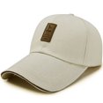 thumbnail image 1 of Sombrero curvo liso para hombre y mujer, gorra de béisbol a prueba de polvo, Color sólido, ajustable, para ocio, 1 of 4