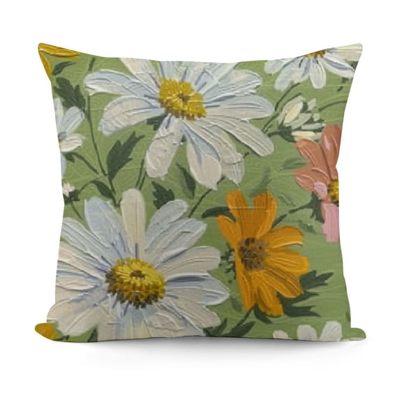 YINGXI Pillow Cover Decorations Seasonal Farmhouse Pillow Case Decor for Sofa Couch(Green 12x12in