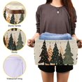thumbnail image 3 of Yayeee Canvas Storage Basket with Handles for Shelves Fabric Bins Closet Organizer, Beige Christmas Trees, 3 of 8