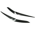thumbnail image 2 of 1 Pair Front Headlight Eyebrow Smooth Surface UV Resistant Rounded Corners Fit for X5 G05 X6 G06 Carbon Fiber Style, 2 of 14