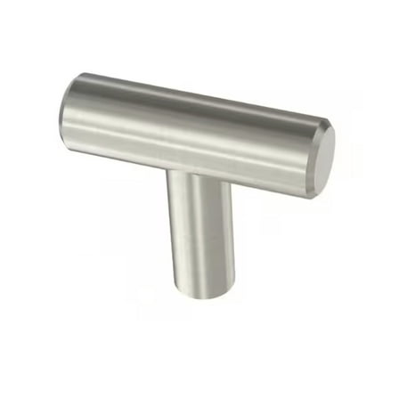 Franklin Brass 1 1/4" Stainless Steel Simple Round Bar Cabinet & Drawer Knob 10 Pack