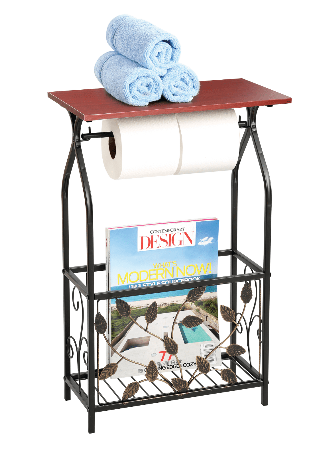 Plumbing Fixtures Bathroom Table Toilet Tissue Paper Holder Stand Rack Magazine Storage Organizer Home Garden Casaalvarezrh Com