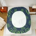 thumbnail image 5 of jejeloiu Green Football Helmet Bed Sheets,Boys Rugby Sport King Sheets For Kids 4-Piece, 5 of 7