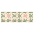 thumbnail image 6 of Yayeee Kitchen Valance Rod Pocket 54" x 18" Living Room Window Curtain, Pink and Green Geometric, 6 of 6
