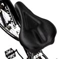 thumbnail image 3 of Funda de asiento de bicicleta acolchada con gel antideslizante para bicicletas de montaña y carretera, color negro, mayor comodidad, 3 of 8