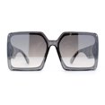 thumbnail image 3 of Mod Womens Exposed Lens Rectangle Butterfly Fashion Sunglasses Slate Smoke, 3 of 4