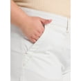 thumbnail image 4 of Terra & Sky Women's Plus Utility Shorts, 4” Inseam, Sizes 14W-24W, 4 of 5