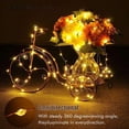 thumbnail image 5 of BadPiggies 6.6Ft 5Pack Fairy Lights, 20 LEDs Waterproof Outdoor Copper Wire String Lights, Battery Operated Mason Jar Lights, Firefly Starry Lights for DIY, Christmas,Wedding, Party(Warm White), 5 of 8