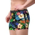 thumbnail image 4 of Balery Colorful Flowers Men's Boxer Briefs, Soft and Breathable Cotton Underwear with nylon Waistband-Medium, 4 of 9