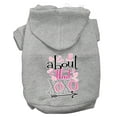 thumbnail image 6 of Pet, Dog  Cat Hoodie Screen Printed, "All About That XOXO", 6 of 10