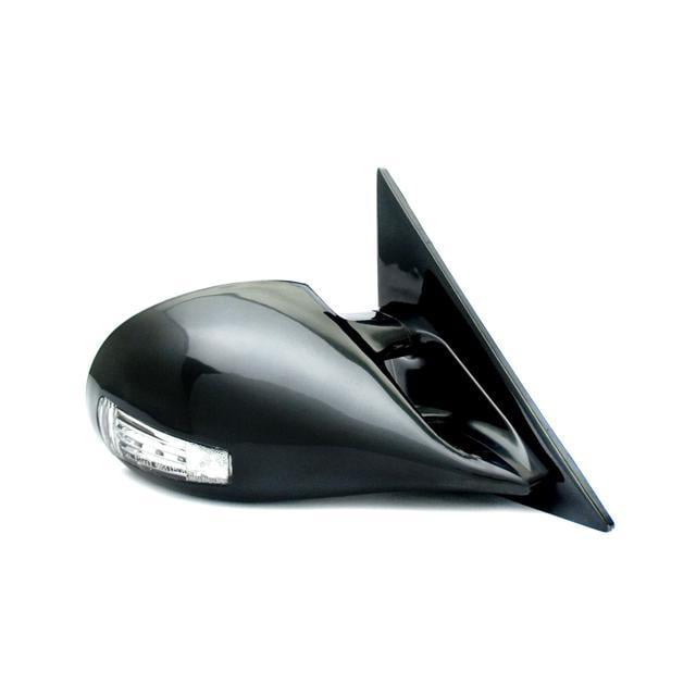 IPCW CML-S10 Black M3 Style Manual Side Mirror with LED Turn Signal Pair